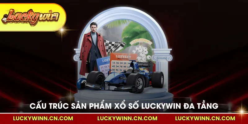 Cấu trúc sản phẩm xổ số LUCKYWIN đa tầng